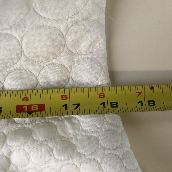 Linea Domani Limited Edition Women’s White Circle Quilt Design Dress Size 16 - Picture 8 of 15